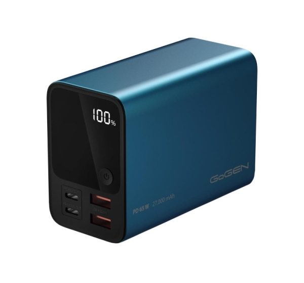 Powerbank GoGen PB270001BL 27000 mAh niebieski