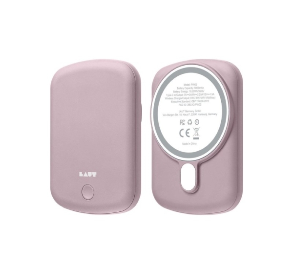 LAUT L_PCH_P power bank 5000 mAh Wireless charging Pink