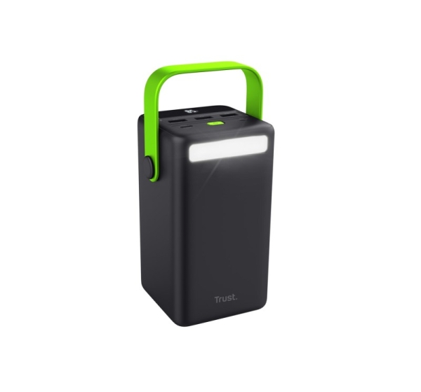 Trust Redoh XXL - 50,000 mAh power bank (black, green)
