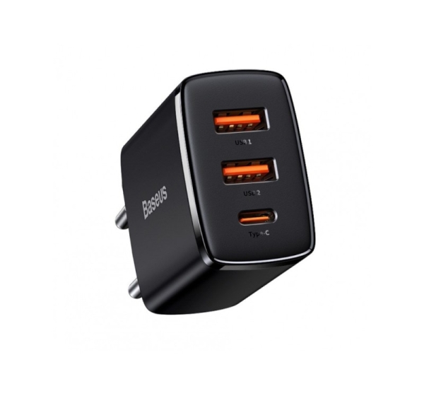 Baseus CCXJ-E01 mobile device charger Smartphone, Smartwatch, Tablet Black AC Fast charging Indoor