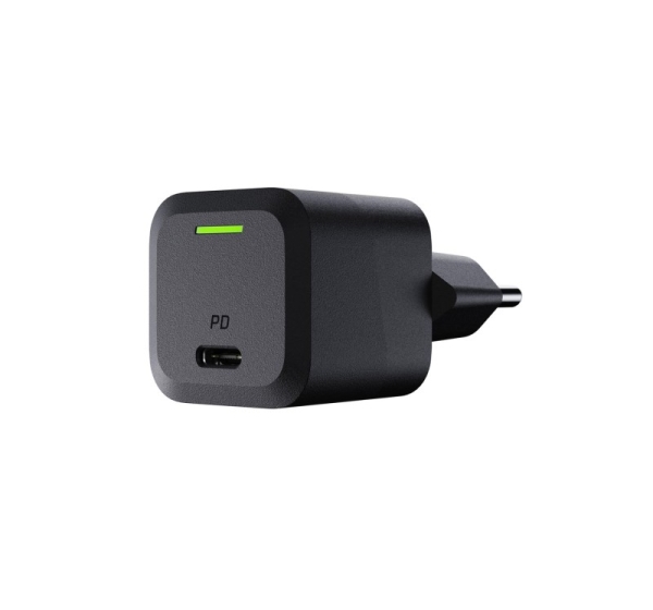 USB Charger Green Cell PowerGaN 33 W PD 3.0 QC 3.0 1x USB-C black