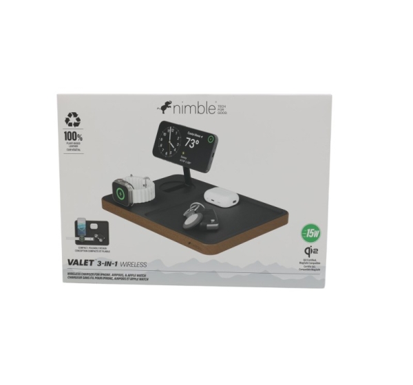 Nimble Valet 3-in-1 Wireless Charger
