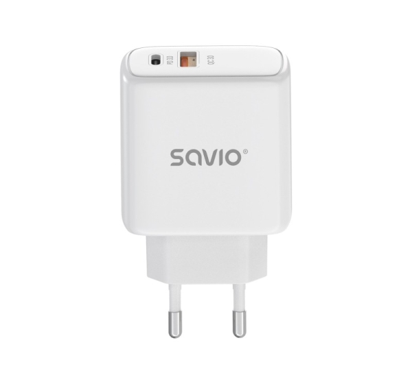 Savio LA-12 mobile device charger Universal White AC Fast charging Indoor