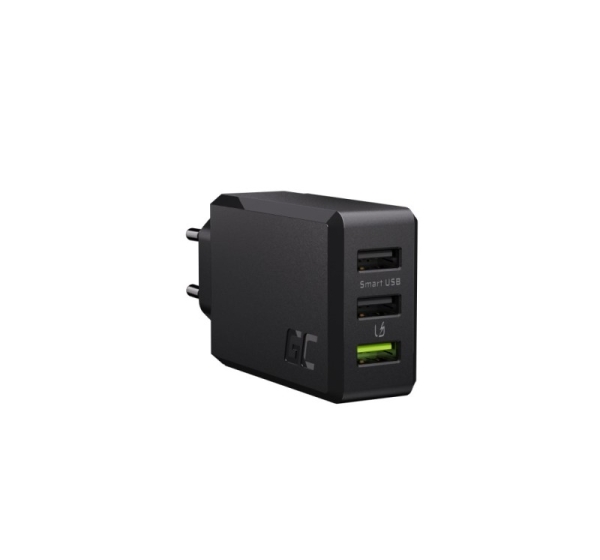 Green Cell CHARGC03 mobile device charger Black Indoor