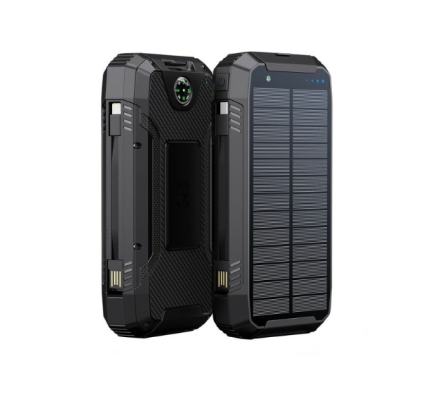 PowerNeed S20000Q mobile device charger Universal Black Lightning, Solar, USB Wireless charging Fast charging Outdoor