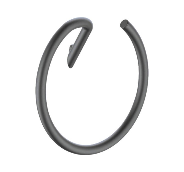 Wall towel rack - round