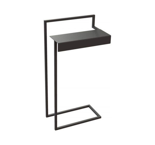 Floor hanger with shelf