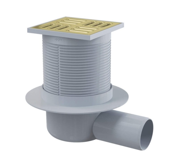 Point drain - grate