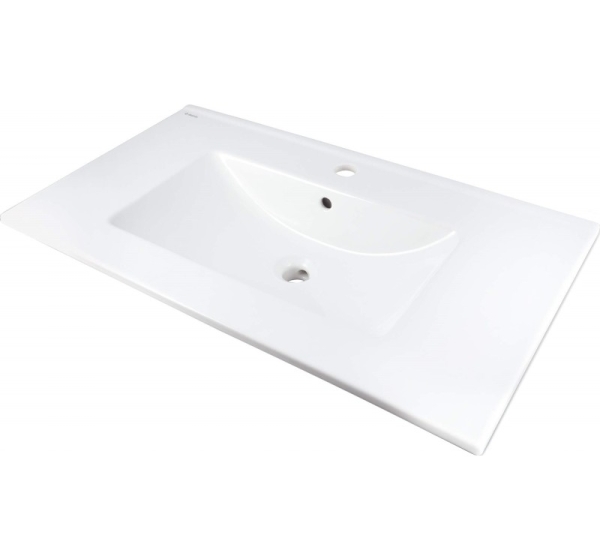 Built-in ceramic sink w/battery space