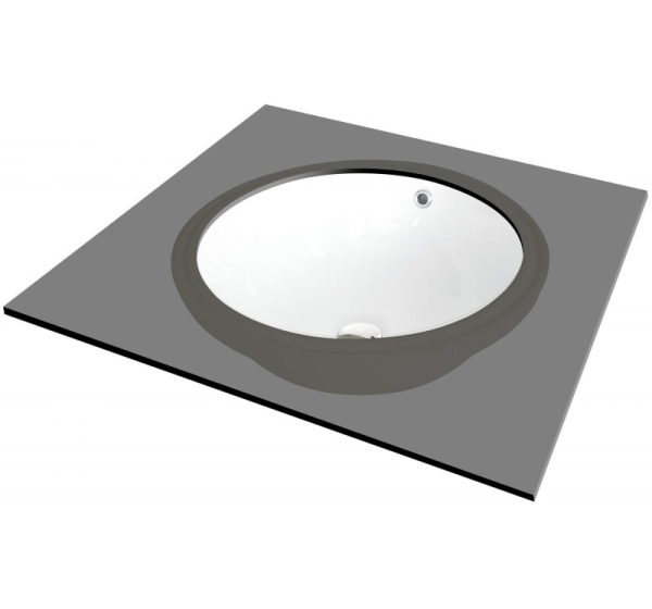 Ceramic undercounter washbasin