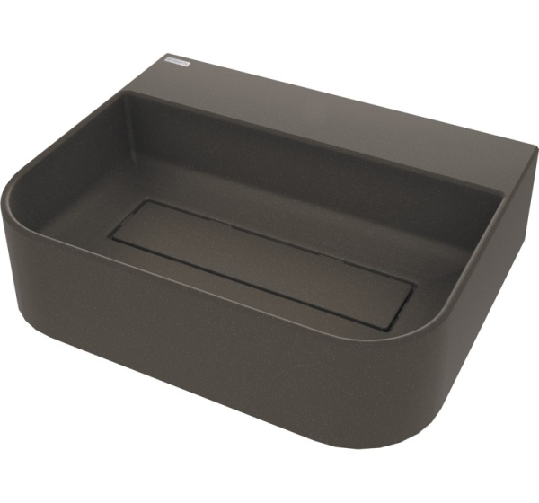 Granite basin with tap hole