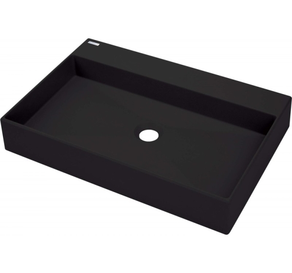 Granite countertop washbasin with space for a tap