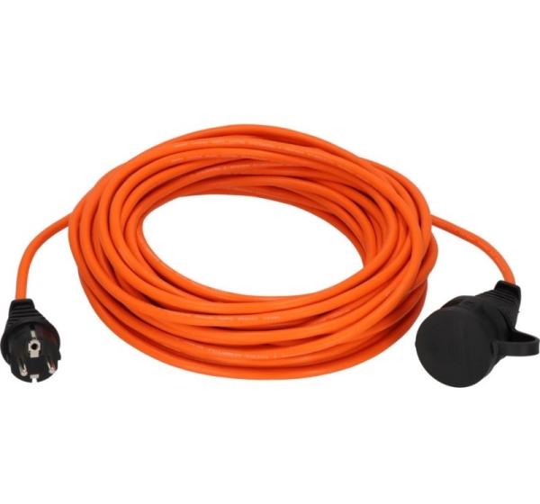 Brennenstuhl 1169940 power extension 20 m 1 AC outlet(s) Outdoor Orange