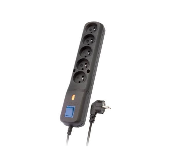 LESTAR LV 530W power extension 1.5 m 230 AC outlet(s) Indoor Black