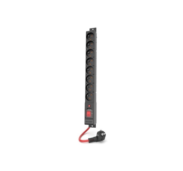 ACAR S8 Black 8 AC outlet(s) 230 V 10m