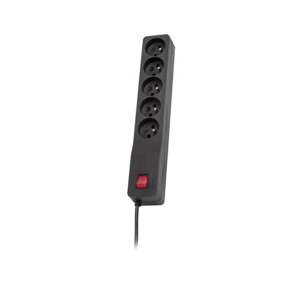 LESTAR 1966006356 power extension 3 m 230 AC outlet(s) Indoor Black