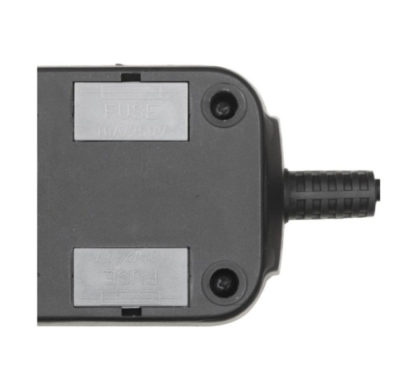 LESTAR LV530W 2,5M surge protector Black, Grey 5 AC outlet(s) 2.5 m
