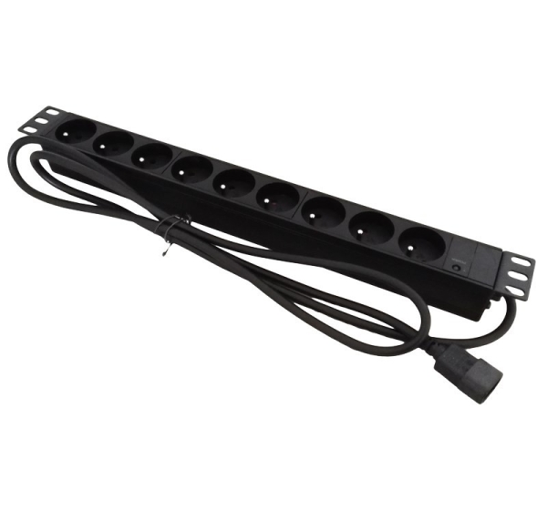 Alantec PZ09U power extension 1.8 m 9 AC outlet(s) Indoor Black