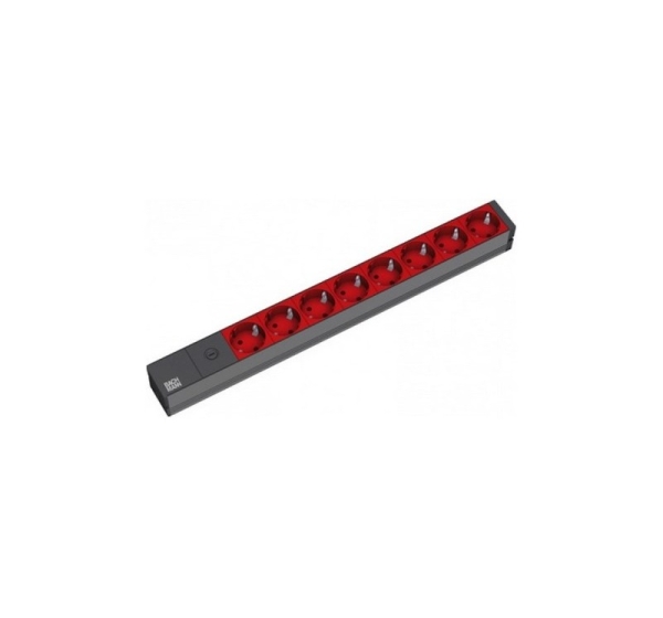 Power strip Bachmann 48.30cm ALU 8-way, for UPS