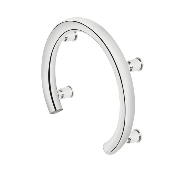 Horseshoe-shaped wall mount