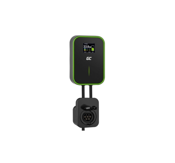 GREEN CELL WALLBOX EV POWERBOX 22KW WITH SOCKET & RFID