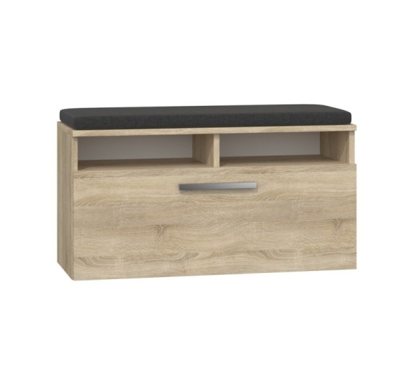 Topeshop RIVA SZAFKA SONOMA shoe organizer Closed Oak