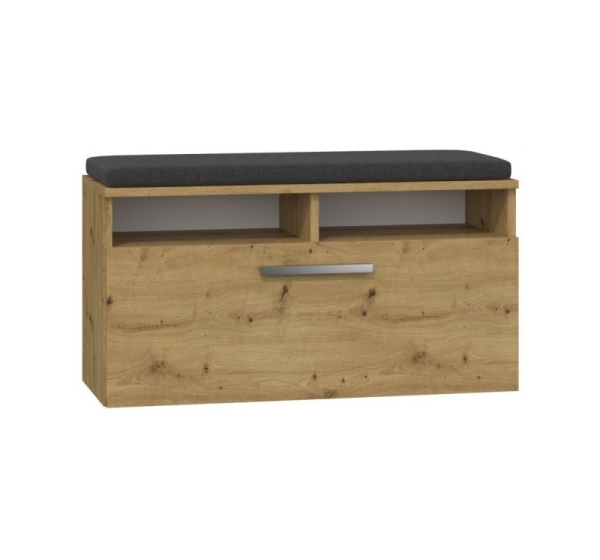 Topeshop RIVA SZAFKA ARTISAN shoe organizer Closed Oak