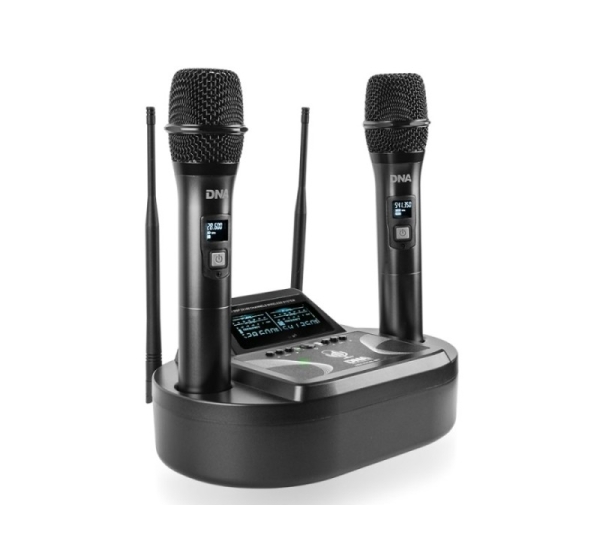 DNA Professional UMA VOCAL SET - double wireless set (2 x handheld microphones + receiver with microphone charging station)