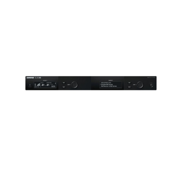 Shure SLXD4DE-G59 - wireless microphone receiver, 470 - 514 MHz