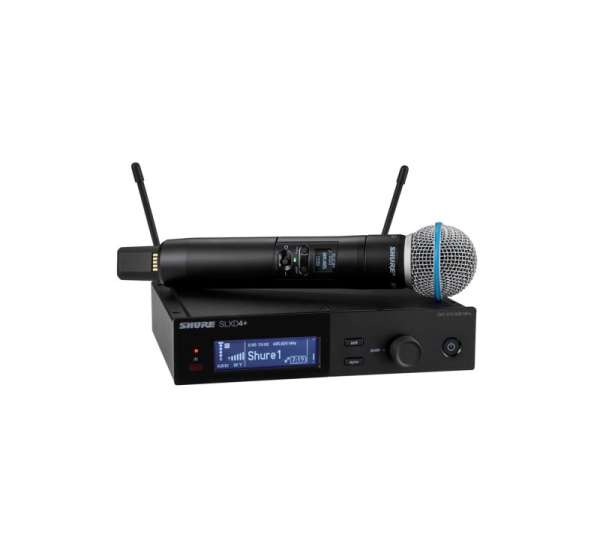 Shure SLXD24+E/B58-G65 - digital wireless system with a handheld transmitter/microphone (470–606 MHz)