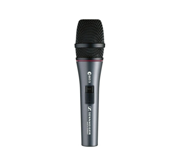 Sennheiser E865-S - supercardioid condenser vocal microphone, version with on/off switch
