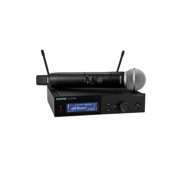 Shure SLXD24+E/58-G65 - digital wireless system with a handheld transmitter/microphone (470–606 MHz)