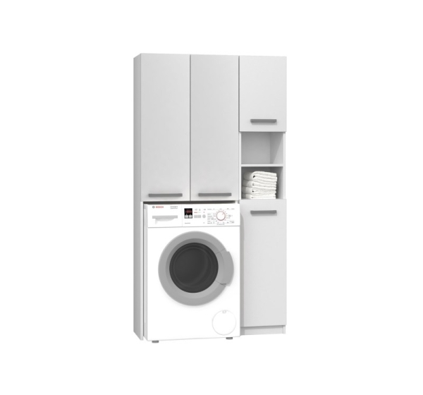 Topeshop ZESTAW MARPOL DD BIEL bathroom storage cabinet White