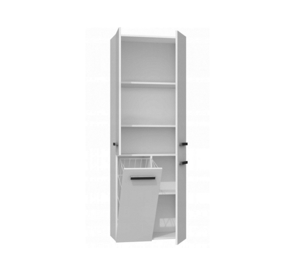 Topeshop NEL 1K DD BIEL bathroom storage cabinet White