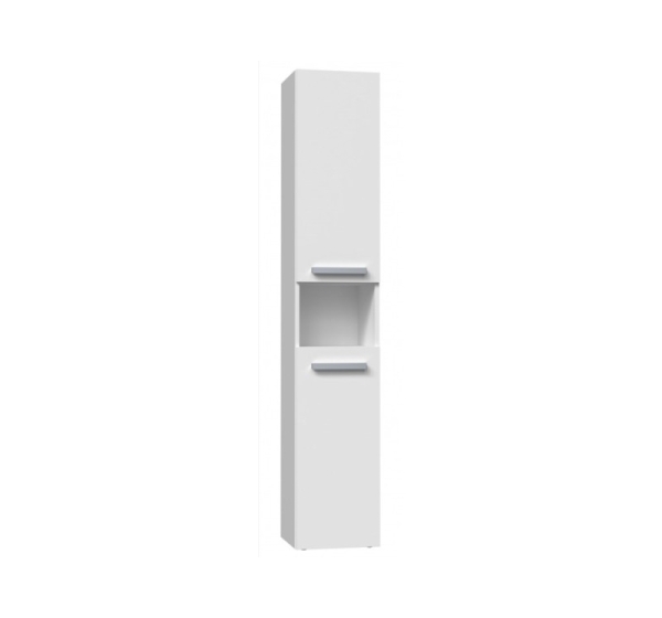 Bathroom cabinet NEL I 31x30x174 cm, matt white