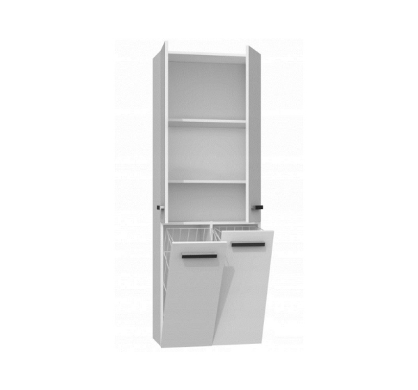 Topeshop NEL 2K DD BIEL bathroom storage cabinet White