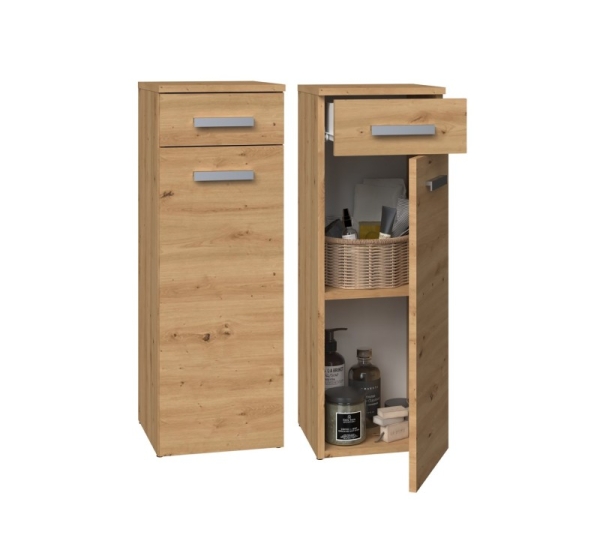 Topeshop NEL V DS ARTISAN bathroom storage cabinet Oak