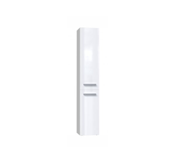 Bathroom cabinet NEL II 31x30x174 cm, white, glossy