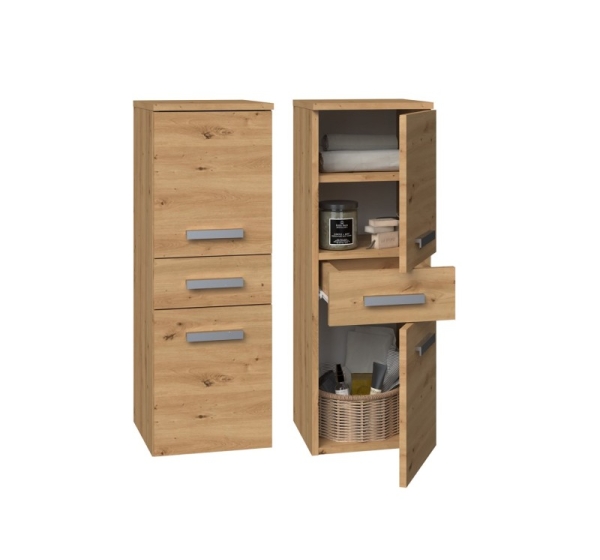 Topeshop NEL V DDS ARTISAN bathroom storage cabinet Oak
