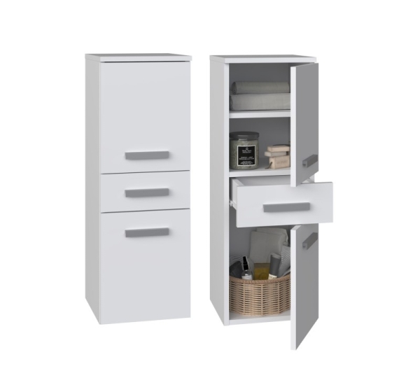 Topeshop NEL V DDS BIEL bathroom storage cabinet White