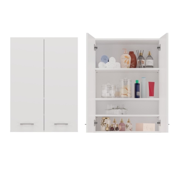 Topeshop POLA MINI DD BIEL bathroom storage cabinet White