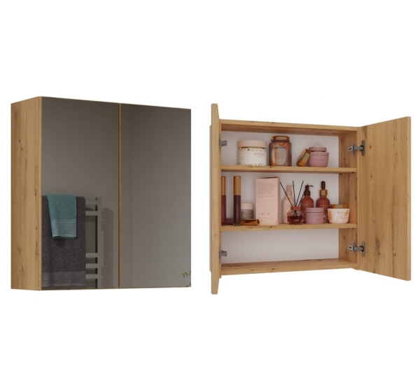 Topeshop POLA 2DL ARTISAN bathroom storage cabinet Oak