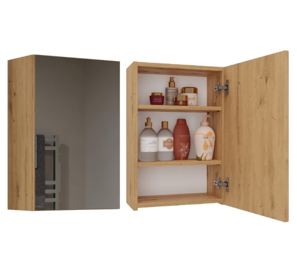 Topeshop POLA 1DL ARTISAN bathroom storage cabinet Oak