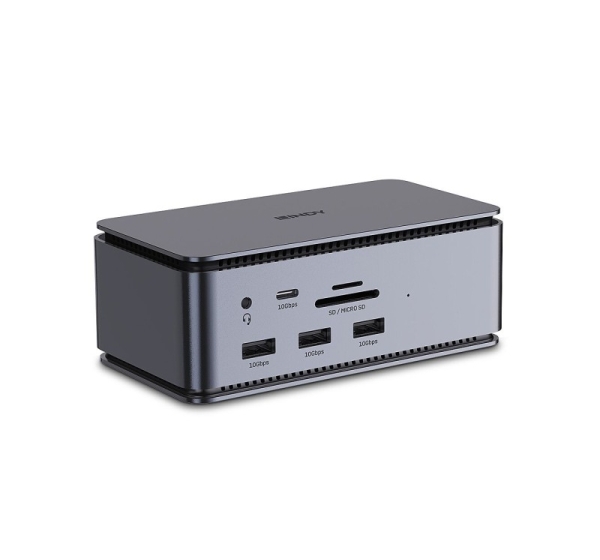 Lindy DST-Pro USB4, USB-C Laptop Docking Station