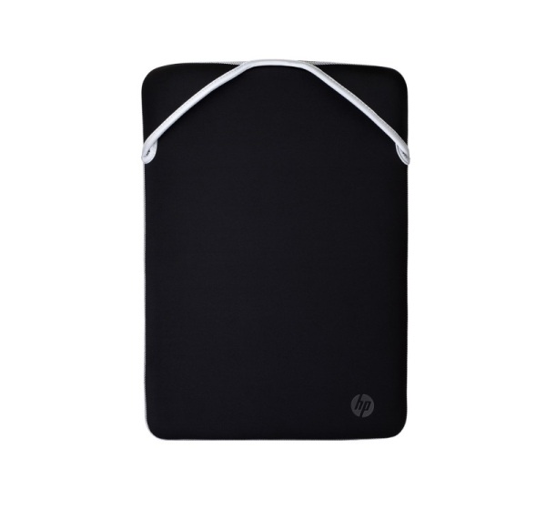 HP Reversible Protective 15.6-inch Silver Laptop Sleeve 15.6" Sleeve case Black, Silver