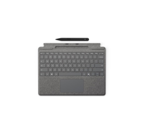 Microsoft Surface Pro Keyboard with Slim Pen for Business QWERTZ German Microsoft Cover port Platinum
