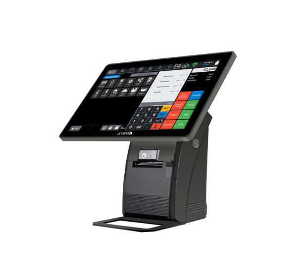 Olympia T215DK All-in-One 38.1 cm (15") Touchscreen Black