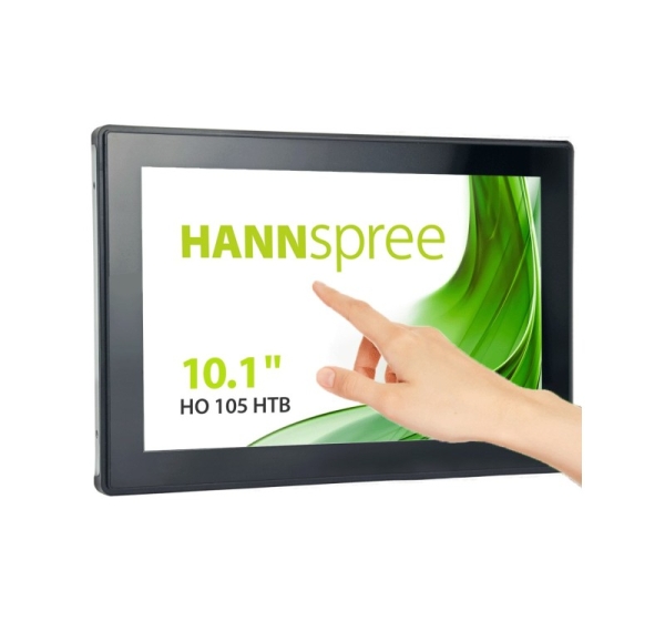 Hannspree Open Frame HO 105 HTB Digital signage flat panel 25.6 cm (10.1") LCD 350 cd/m² HD Black Touchscreen