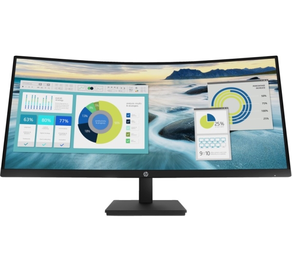 HP P34hc G4 computer monitor 86.4 cm (34") 3440 x 1440 pixels Quad HD LED Black