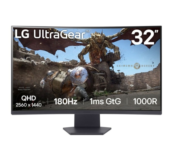 LG 32GS60QC-B computer monitor 80 cm (31.5") 2560 x 1440 pixels Quad HD LCD Black